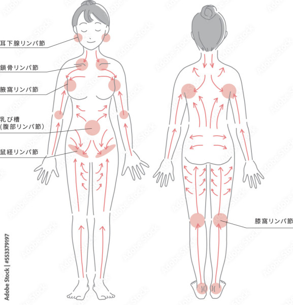 リンパマッサージ